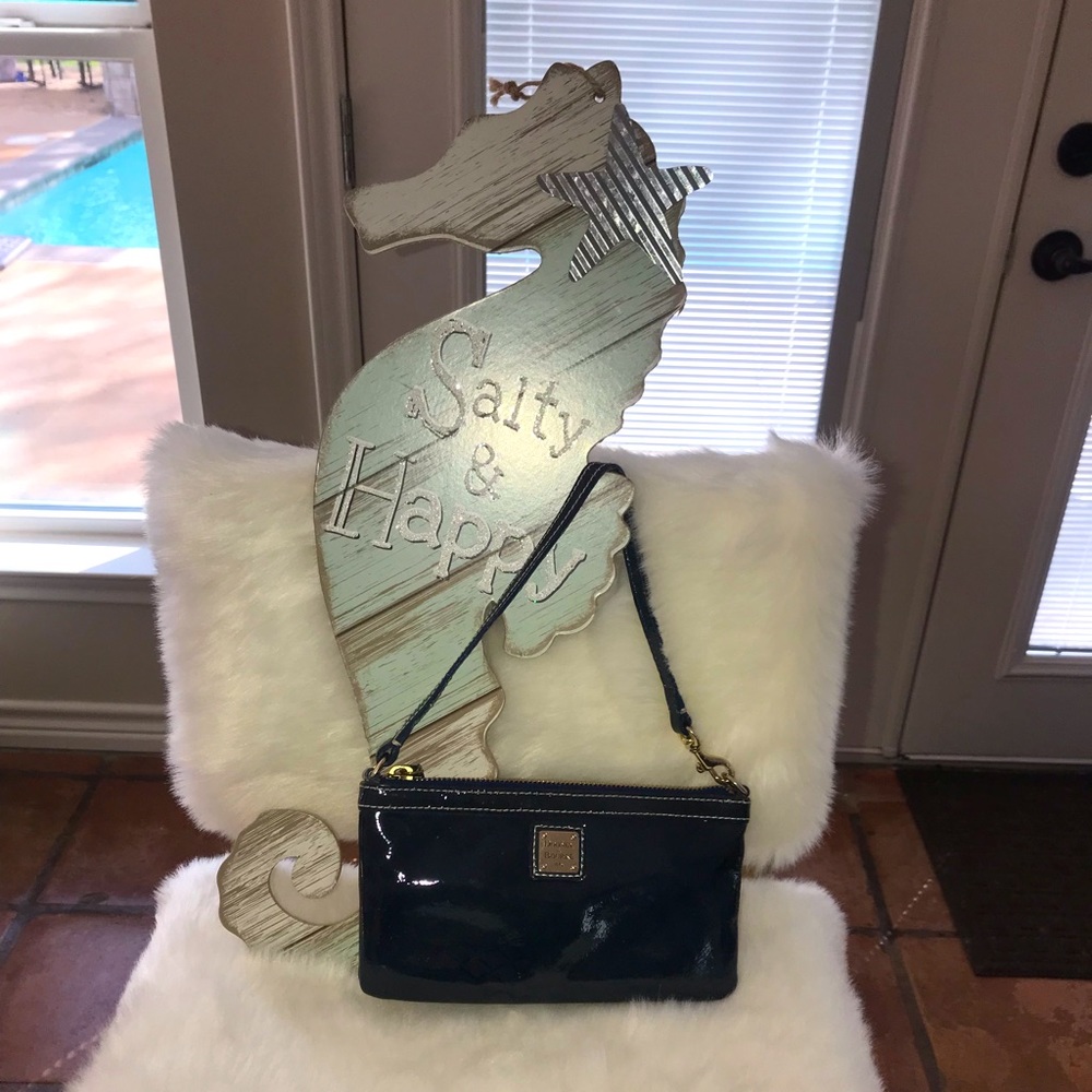 Dark Navy Dooney & Bourke wristlet